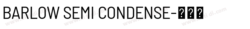 BARLOW SEMI CONDENSE字体转换